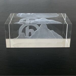 Hidden NY Crystal Paper Weight